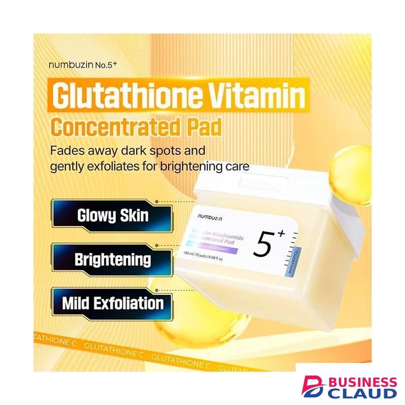 Numbuzin Vitamin-Niacinamide Concentrated Toner Pads (70pads)