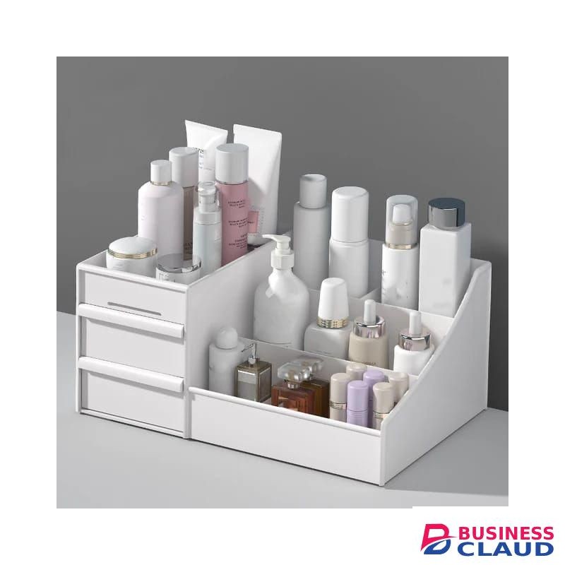 Cosmetic Storage Box with Drawers