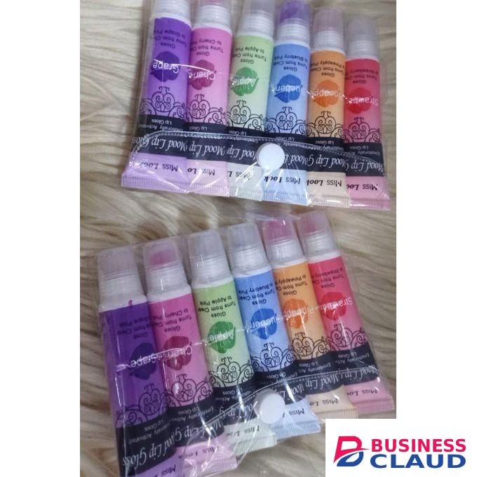 Miss Look 6pcs Set Colours Changing Magic Lip Gloss Mood Lipstick Glaze