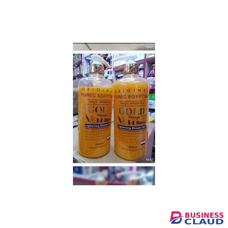 Purec Egyptian Whitening Gold Face And Body Lotion Anti-dark Spot, And Anti-blemishes.