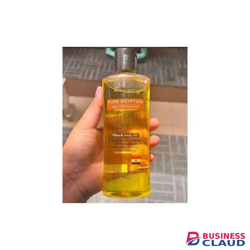 Pure Egyptian Whitening & Lightening Face&Body Oil With Kojic Acid & Vitamin C & E