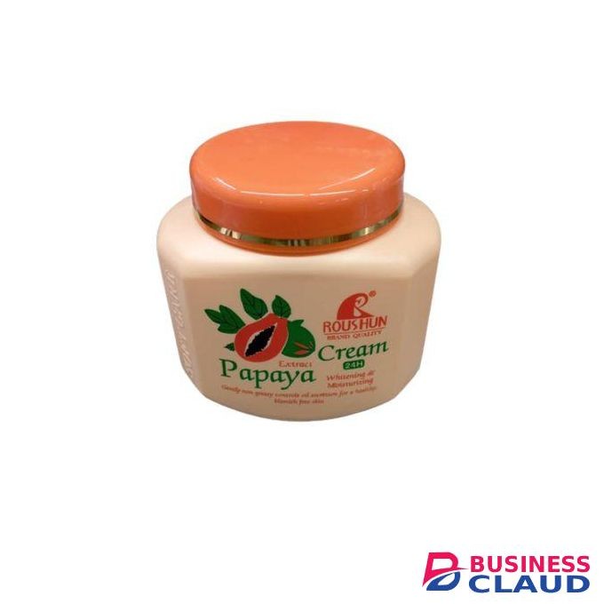 Roushun PAPAYA Cream. Fades Dark Spots, Age Spots, Clears Wrinkes & Fine Lines, Moisturizes & Hydrates 350g