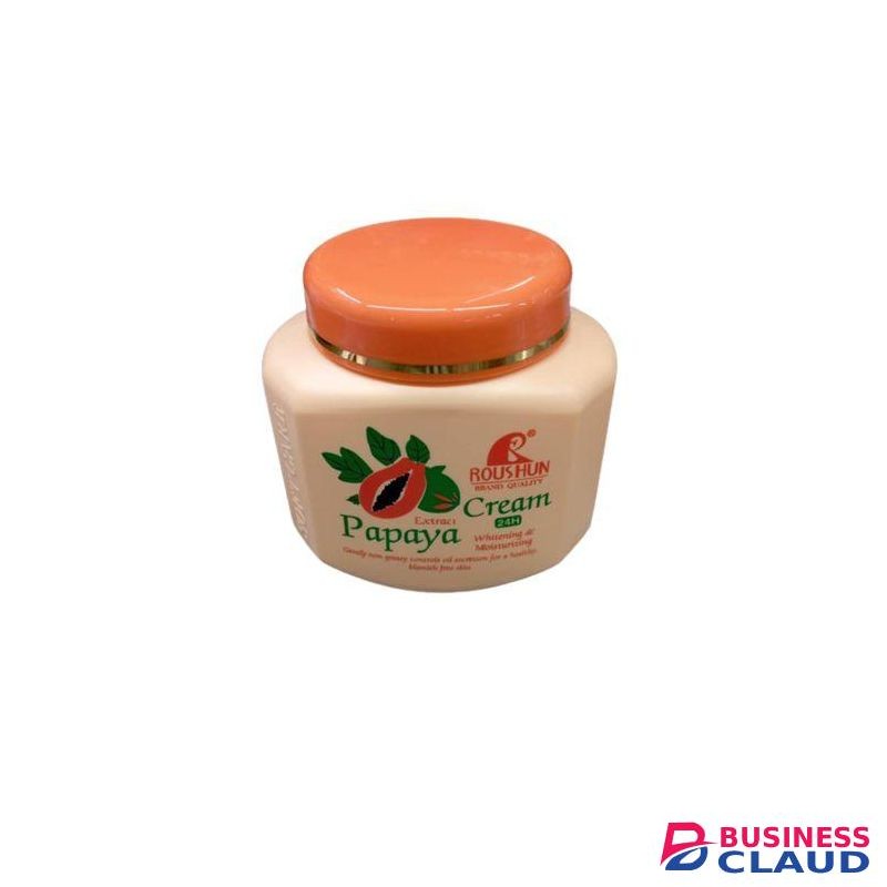 Roushun PAPAYA Cream. Fades Dark Spots, Age Spots, Clears Wrinkes & Fine Lines, Moisturizes & Hydrates 350g
