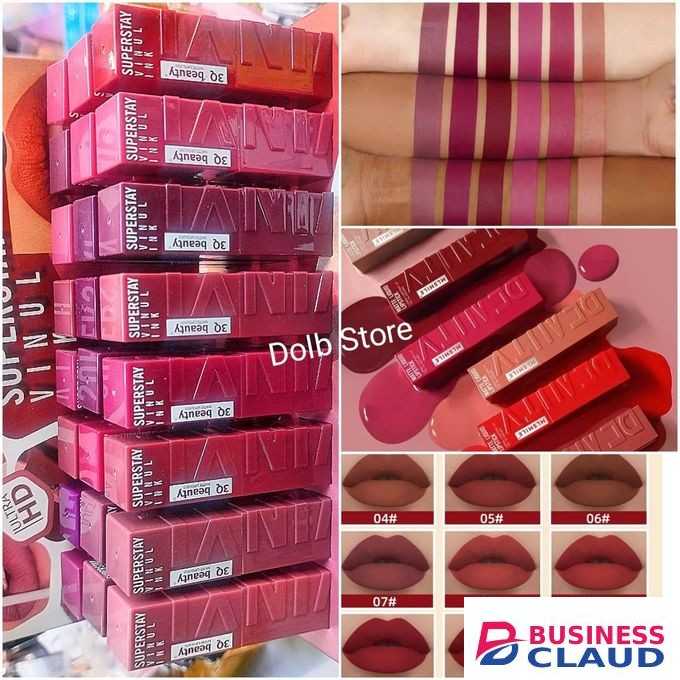 3Q Beauty 3PCS Superstay Ink Lipmatte Watterproof Lipstick