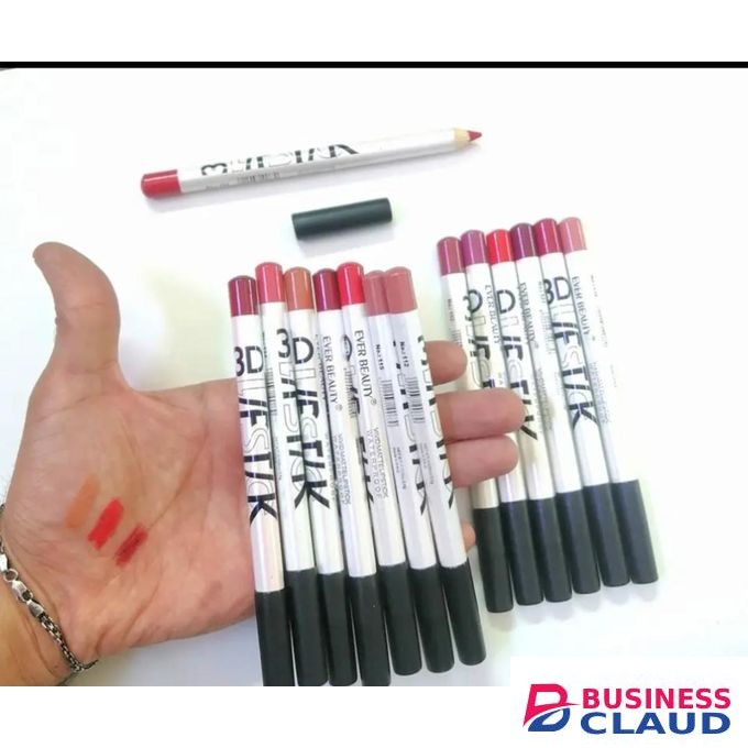 4pcs makeup nude lip liner set
