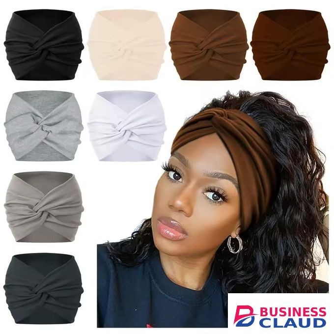 3pcs stretchy Hair Bands colorful Headband /Makeup Hair Hoop Makeup Headwrap Women