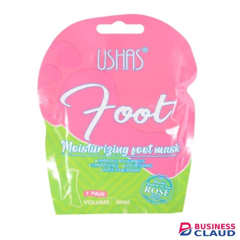 Ushas Rose Moisturising Foot Mask