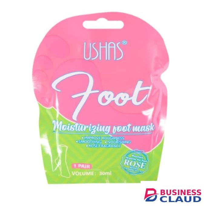 Ushas Rose Moisturising Foot Mask