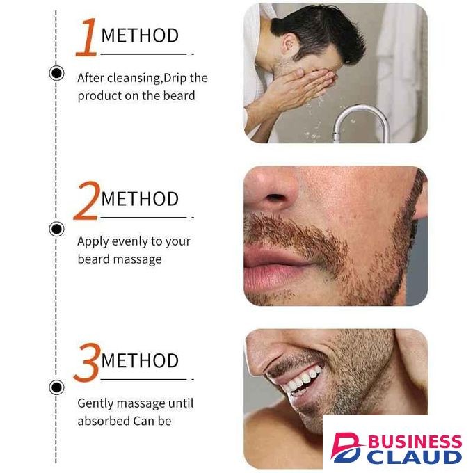 Love JoJo Beard Growth Oil Hydrating and Moisturizing Styling Beard Oil