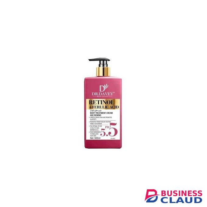 dr davey RETINOL Age Rewind Body Lotion. Moisturizes, Slows Aging, Firms, Moisturizes, Removes Wrinkles, Fine Lines, Is Age Deying & Fights Visible Sun Damage