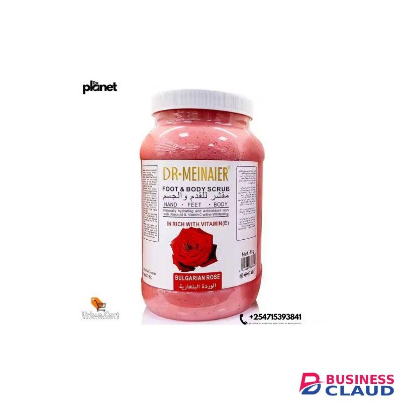 Dr. Meinaier Natural Body & Foot Sugar Scrub – Bulk Fruits Exfoliating Bath Salt
