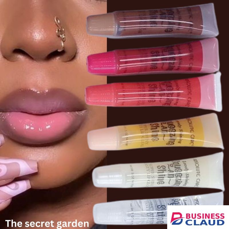 Miss Look 6Pcs Squeeze N Shine Lip Gloss Fruit Lip Balm