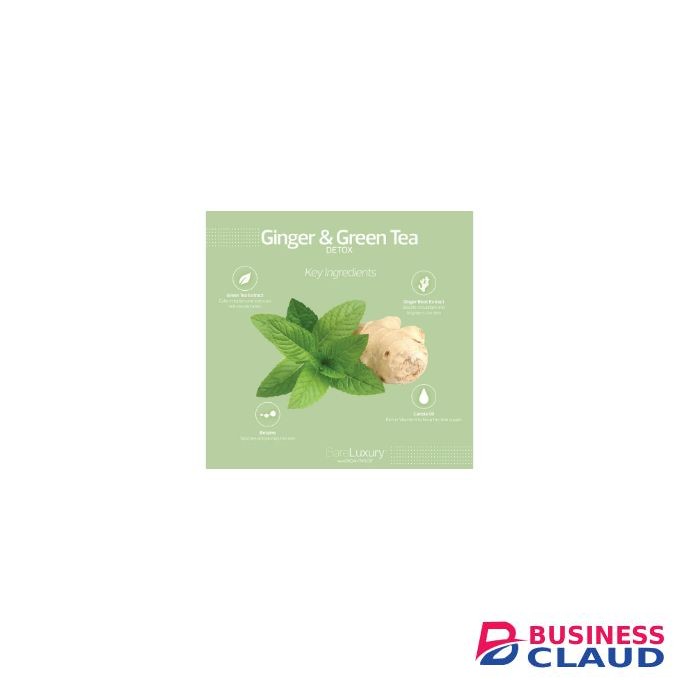 MORGAN TAYLOR Bare Luxury Energy Detox Ginger & Green Tea Pedicure and Manicure Spa Set, 28g