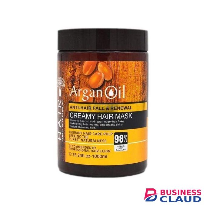 Arga Oil Anti-Hair Fall Oil & Renewal Creamy Hair Mask - 1000ml