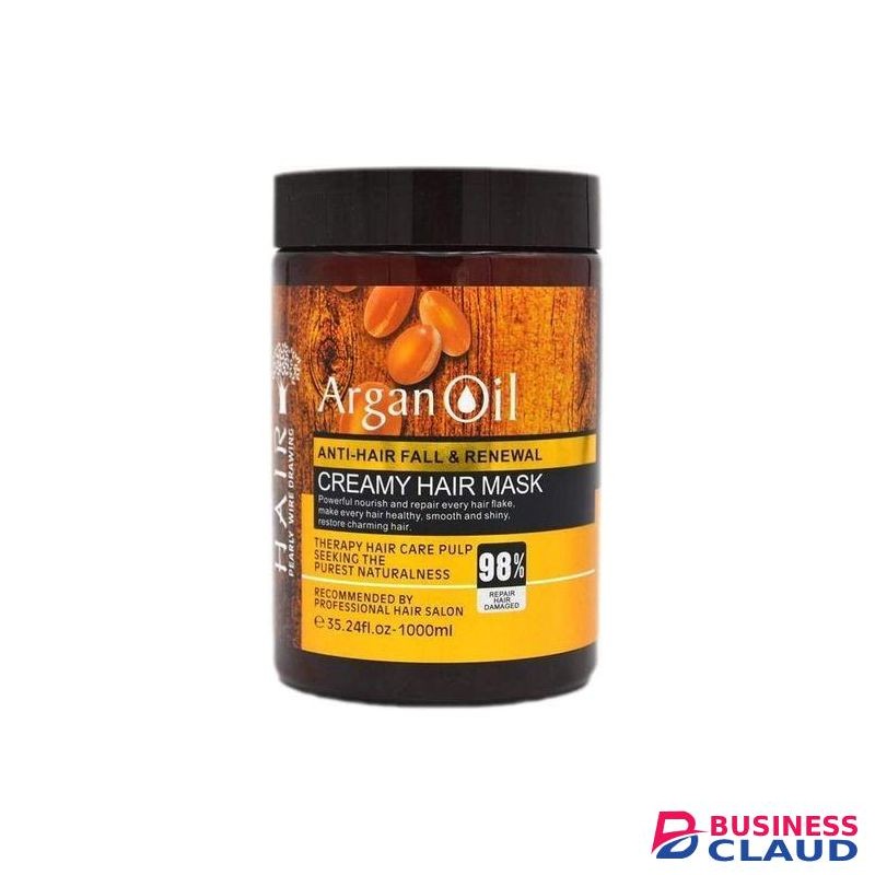 Arga Oil Anti-Hair Fall Oil & Renewal Creamy Hair Mask - 1000ml