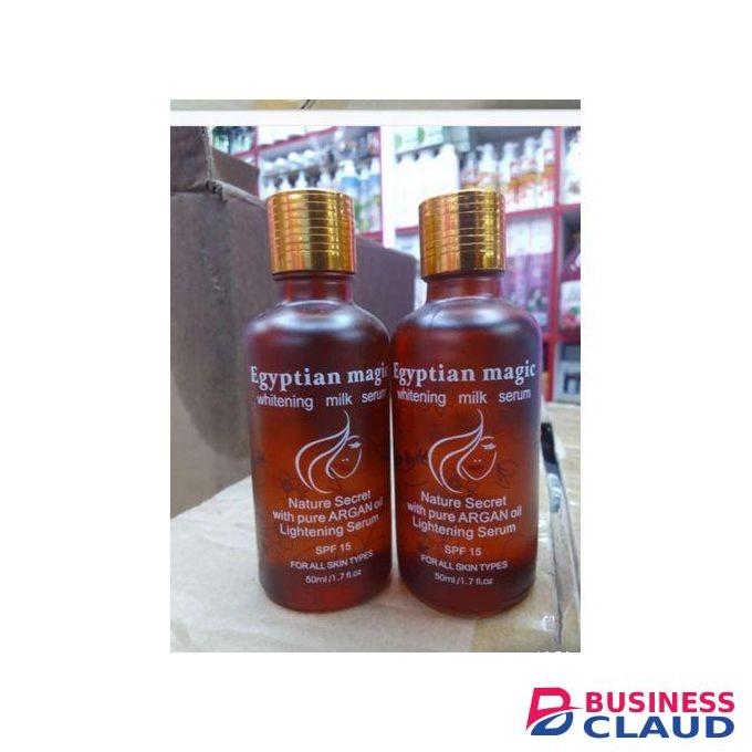 Egyptian Magic Whitening&Lightening Milk Serum-Nature Secret Pure Argan oil with vitamin E-50ml