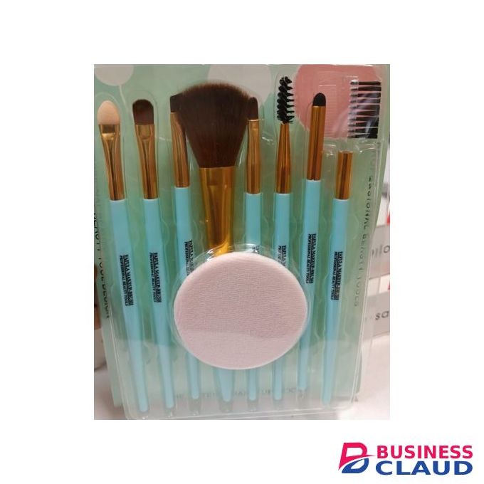 8Pcs Make Up Brushes Set WITH Free Makeup Sponge