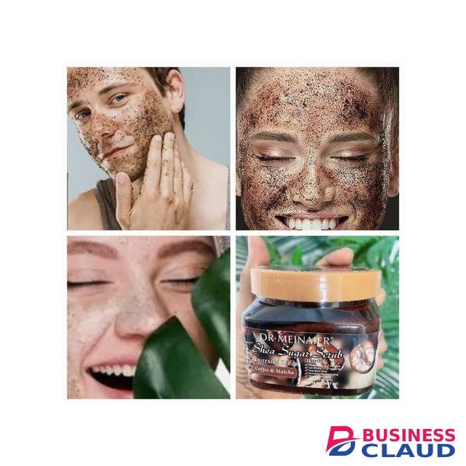 Dr. Meinaier Face & Body Shea Sugar WHITENING SCRUB Coffee & Matcha