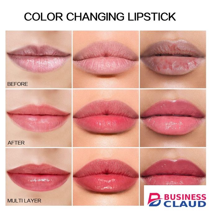 24k Color changing lip oil, Gold Foil Moisturizing Lip Oil Stored Lip Gloss Refreshing Lip Gloss,Turns to pink on application,5ml +free pro concealer Fawn