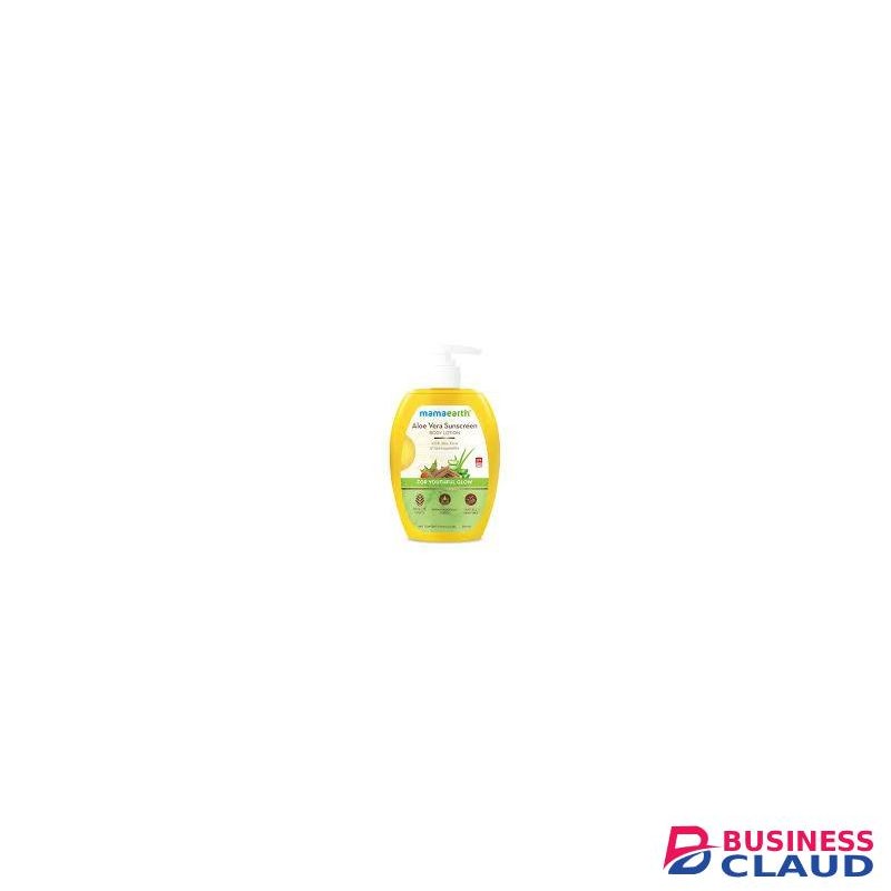 Mamaearth Aloe Vera Sunscreen Body Lotion - With Aloe Vera & Ashwagandha For A Youthful Glow