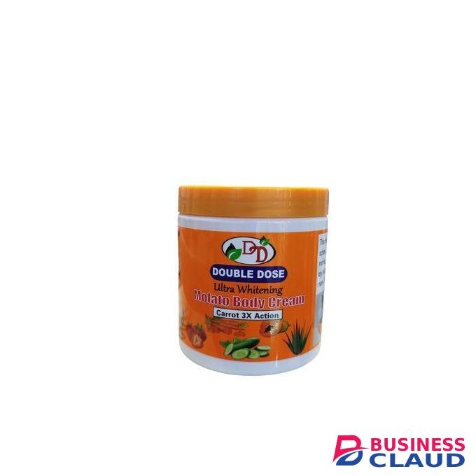 Molato Carrot 3X Action Ultra Body Cream. Moisturizes, Clears Pigmentations, Aches, Pimples, Stretch Marks, Sunburn & Blemishes