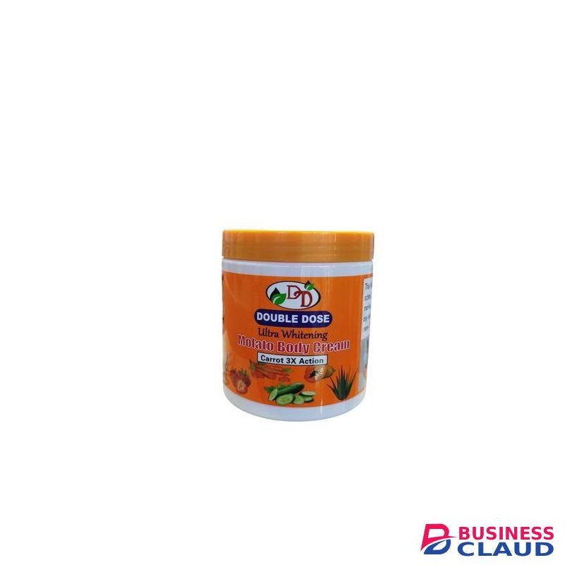 Molato Carrot 3X Action Ultra Body Cream. Moisturizes, Clears Pigmentations, Aches, Pimples, Stretch Marks, Sunburn & Blemishes
