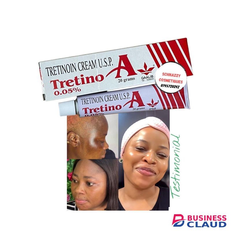 tretinoin Tretino A 0.05% w/w Tret Cream Fades Acne Scars Dark Spots Hyperpigmentation Blemishes Clear Skin