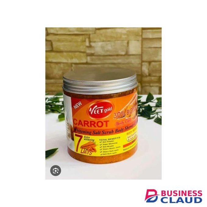 VEET GOLD Carrot 7days Lightening, Anti-aging Skin Repair Salt Scrub