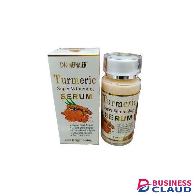 Dr. Meinaier TURMERIC Lait Brighteniing Serum. Clears Acne, Dark Armpit, Thighs, Black Spots, Dark Spots, Brightens, Lighten Stains, Whiten Scars, Marks, Spots, Frec