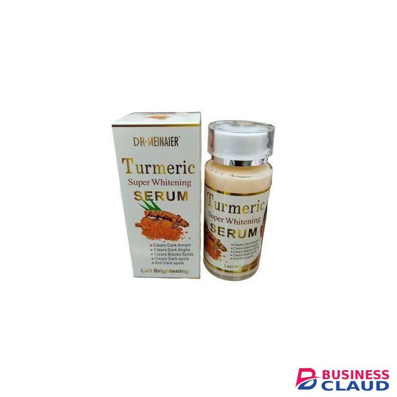 Dr. Meinaier TURMERIC Lait Brighteniing Serum. Clears Acne, Dark Armpit, Thighs, Black Spots, Dark Spots, Brightens, Lighten Stains, Whiten Scars, Marks, Spots, Frec