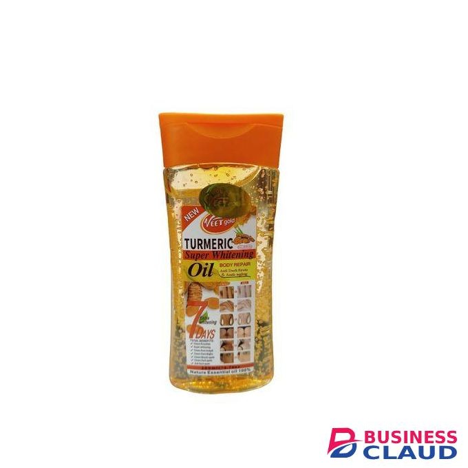VEET GOLD Cocoa Turmeric Face & Body Oil. Anti-Dark Spots, Anti-Aging, Clears Dark Knuckles, Armpit, Thighs, Dark Spots, Black Spots, Pigmentations, Moisturizes, Softens, Nourishes & Has Sunscreen.