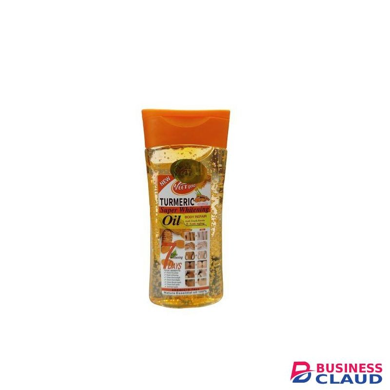 VEET GOLD Cocoa Turmeric Face & Body Oil. Anti-Dark Spots, Anti-Aging, Clears Dark Knuckles, Armpit, Thighs, Dark Spots, Black Spots, Pigmentations, Moisturizes, Softens, Nourishes & Has Sunscreen.