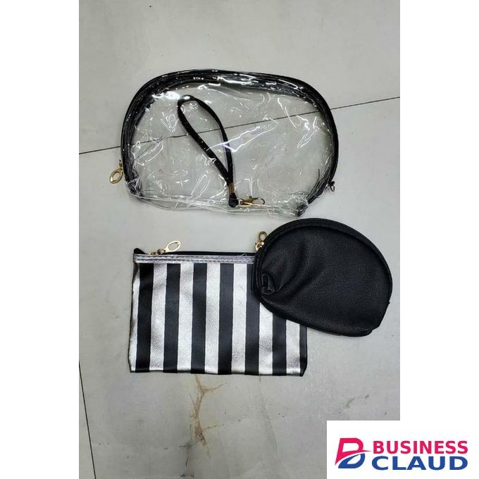 3 in 1 cosmetics bag
