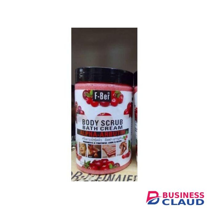 Dr. Meinaier F- Ber Body Scrub Bath Cream With Alpha Arbutin For Youthful Look & Glow-550g
