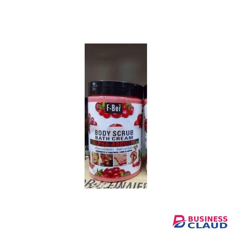 Dr. Meinaier F- Ber Body Scrub Bath Cream With Alpha Arbutin For Youthful Look & Glow-550g