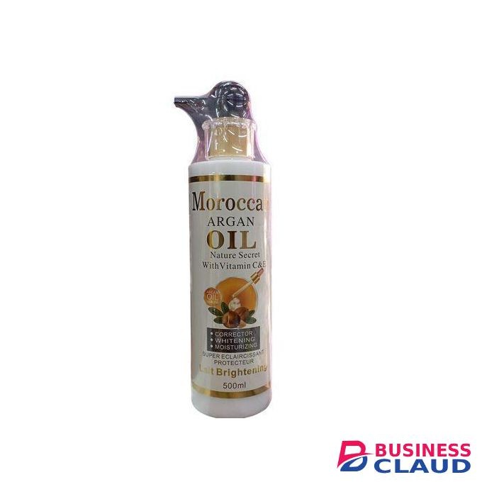 Dr. Meinaier Moroccan ARGAN OIL with Vitamin C Body Lotion. Moisturizes, Brightens, Softens, Makes you Pretty, Young & Gorgeous & Whitens Spots