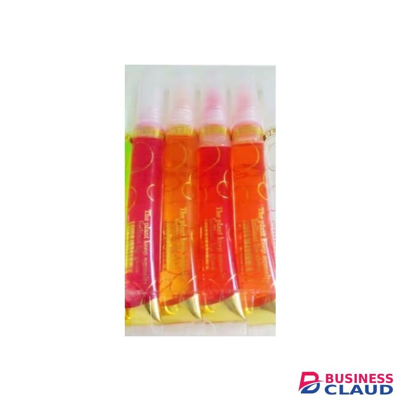 Miss Look Shades of Red New Slim Long-lasting Pack of 6 Glitter Lip Gloss Moisturising & Shiny 15ml