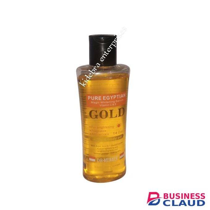 DR MEINAIER Pure Egyptian Magic Whitening&Lightening Face&Body Oil With Kojic Acid&vitamin C&E -200ml