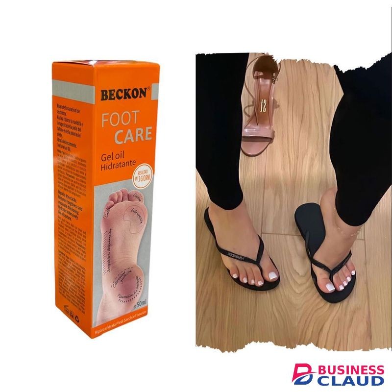 Beckon Cracked Feet Repair Smoothing Gel Oil Transformative Foot Cream Pedicure Cream Restore Rough Cracked Heels Dry Ashy Feet Lightweight Quick Action