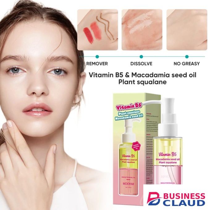 Mooyam Vitamin B5 Cleansing Oil – Instant Waterproof Makeup Remover – Squalane Infused 100ml