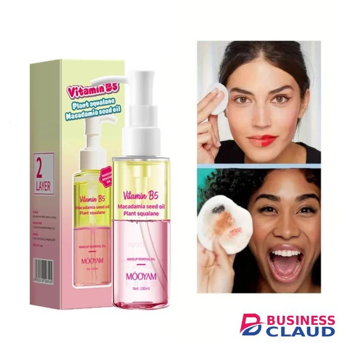Mooyam Vitamin B5 Cleansing Oil – Instant Waterproof Makeup Remover – Squalane Infused 100ml