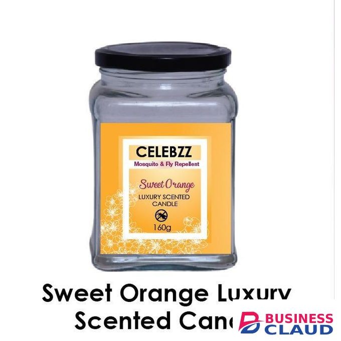 Celavie GORGYZ SWEET ORANGE LUXURY SCENTED CANDLE