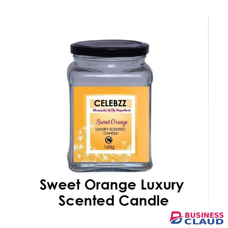 Celavie GORGYZ SWEET ORANGE LUXURY SCENTED CANDLE