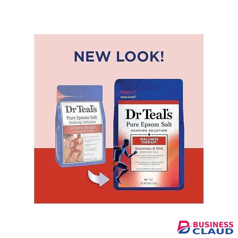 Dr Teal'S EpsomSalt Soaking Solution Wellness Rosemary & Mint