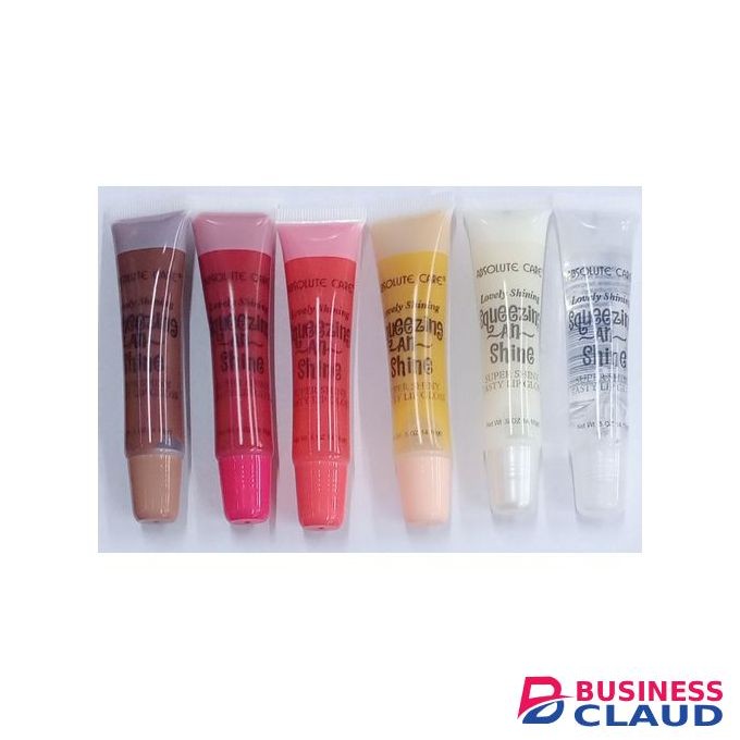 Miss Look 6 Pcs Squeezing ~AN~ Shine Lip Gloss