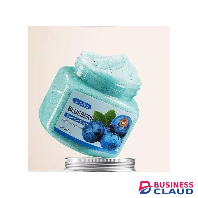 SADOER Blueberry Exfoliating Bath Salt Body Scrub