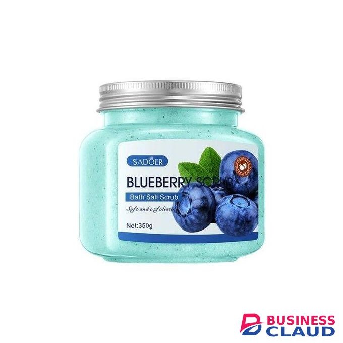 SADOER Blueberry Exfoliating Bath Salt Body Scrub