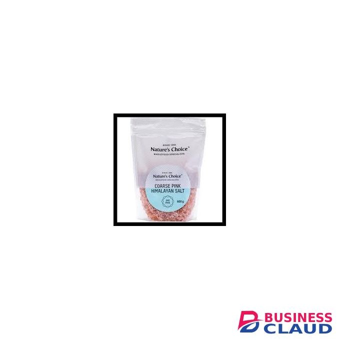 Nature'S Choice Coarse Pink Himalayan Salt – 600g(Additive free and hand harvested)