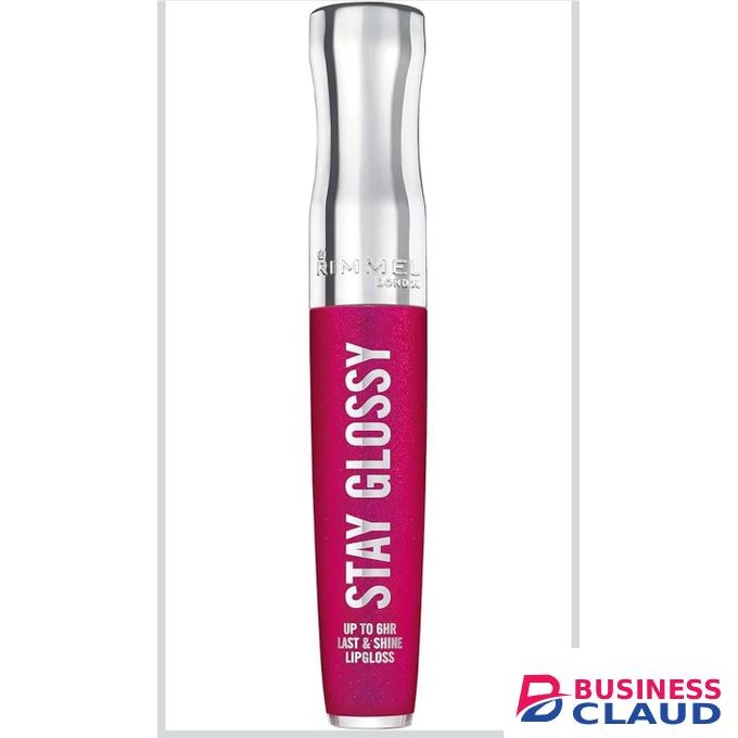 Rimmel London Stay Glossy Lip Gloss - 345 Pop Fizz Pink