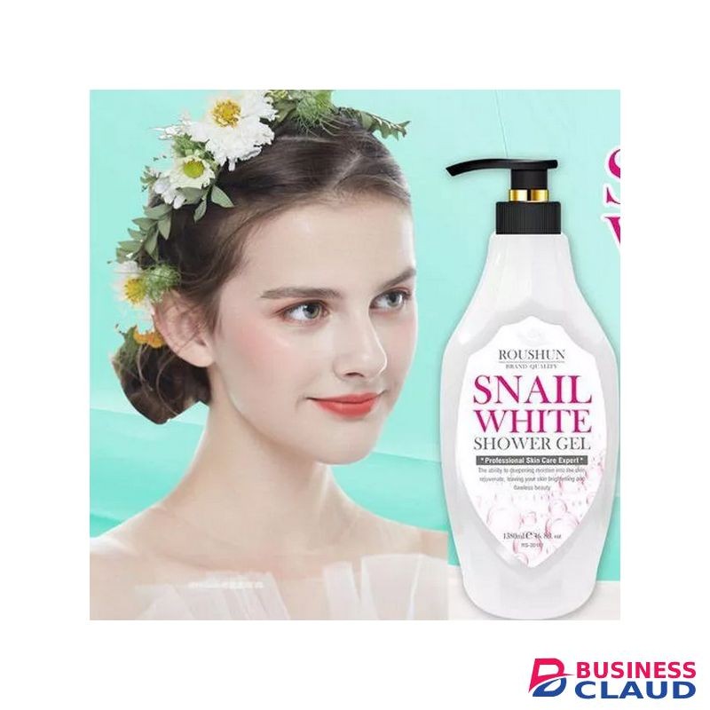 Roushun Snail White Wash 1380ml Shower Gel.